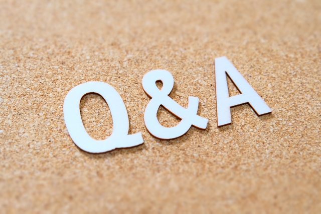 質問と答えの画像